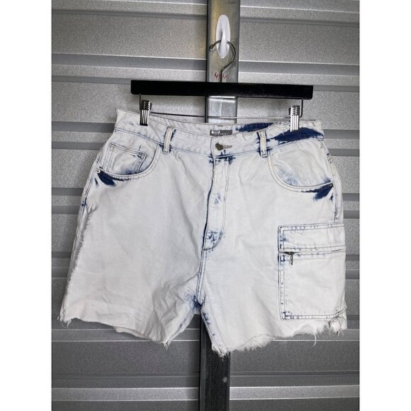 DL1961 Denim Hepburn High Rise Wide Leg Short Mystic Womens Size 32 - Picture 6 of 13